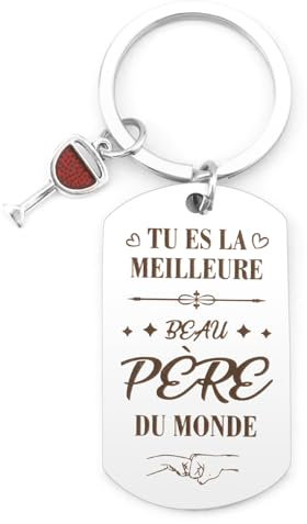 Annonce Grossesse - Cadeau pour Belle Mere, Beau Pere, Grands Parents et Mamie - Porte-Clés