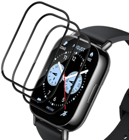 Haofun 3 Pièces Protection Écran pour Xiaomi Redmi Watch 5 Lite TPU Protecteur D'écran, Film TPU Flexible, Anti-Rayures, sans Bulles, Film Protecteur Souple Haute Résolution