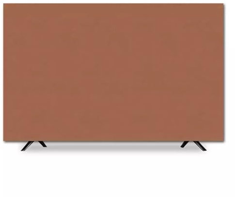 Pure Colour Funda para Televisor Cubierta de Polvo de televisión, 42-86 Pulgadas Tejidos de Interior Cubierta del Televisor Monitor Guardapolvo Cubierta de Tv Colgante/Escritorio(Color:color6,Size:85