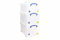 Really Useful Box Plastic Storage 48 Litre Clear (Pack Of 3)