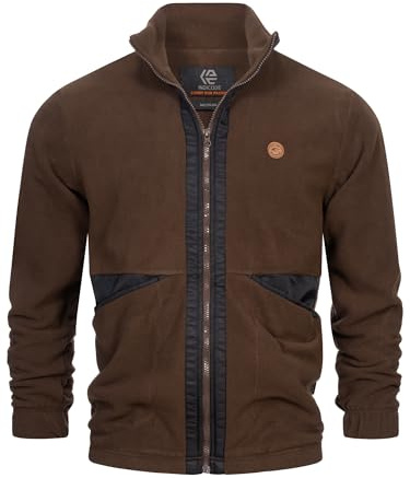Indicode Herren INFenado Übergangsjacke mit Stehkragen und Reißverschluss | Herren-Jacke für Männer Coffee Bean, S