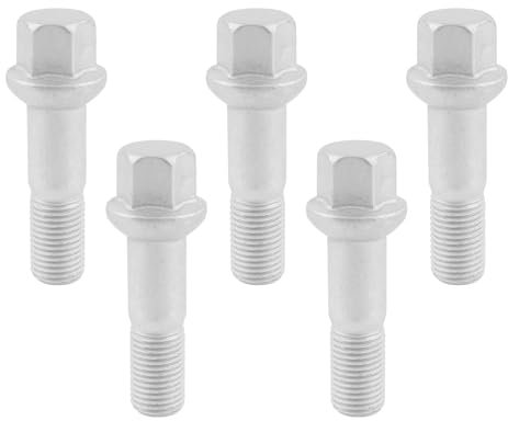 5PCS M14x1.5 Wheel Lug Bolts OEM 0009905307,0.65 Hex 1.82 Shank Wheel Studs Compatible with Mercedes-Benz S420 G550 S55 AMG R500,Professional Wheel Bolts Car Accessories (for Mercedes-Benz)