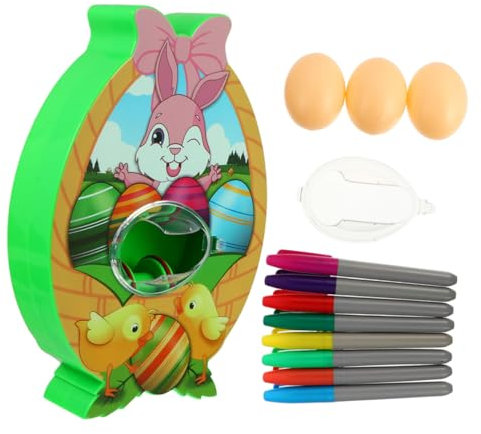 VICASKY 1 Satz Maschine zum Bemalen von Eiern ostereier anmalen mit kindern easter egg decoration Ostereier bemalen für Schule Ostereier bemalen für Eiermaler Ei-Malset ABS-Material