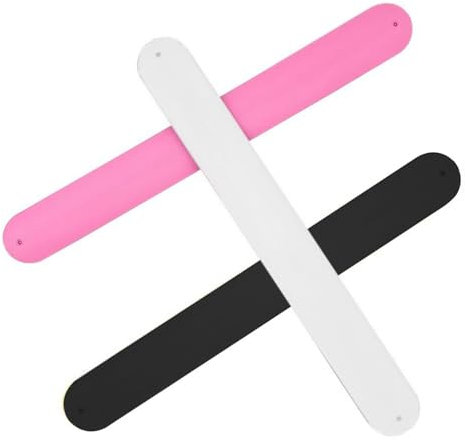 12 Pièces Flip Wraps Silicone Coated Metal Strips, Bracelets Silicone, Support de Papier Cadeau, Sangles Stabilisatrices de Support Pour Tissus, Peuvent Etre Utilisées Pour Emballer des Articles