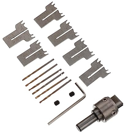 FIXOSHEE Ringbohrer Für Holz Holzperlenbohrer Und Bohrer Für Diy-ringe Geeignet Für Holzbearbeitungswerkzeuge Und Verschiedene Materialien Wie Pvc Und