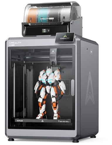 Creality K2 Plus Combo Stampante 3D, Stampa Multicolore con Nuovo CFS, Max 600 mm/s, Doppia Telecamera AI, Livellamento Automatico Completo, Estrusore Direct Drive, Volume Stampa 350x350x350 mm