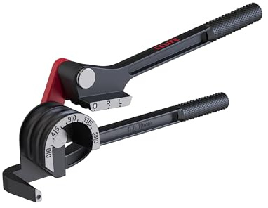 X-UP Rohrbiegegerät 3-in-1 Rohrbieger 6-8-10 mm Biegemaschine 0-180° Manueller Rohrbiegezange für Aluminium, Kupfer, Messing und PVC Rohre – Handgerät für Heimwerker und Profis