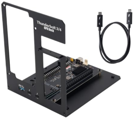 Custodia EGPU 40Gbps Thunderbolt3 4 USB4 Z 515 compatibile con laptop GPU esterna Dock GPU PD 85W (Z-515-150)