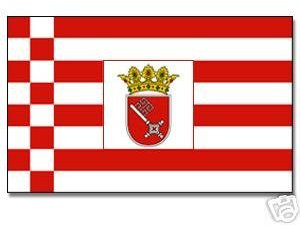 Outdoor - Hissflagge Bremen 90 * 150 cm Flagge