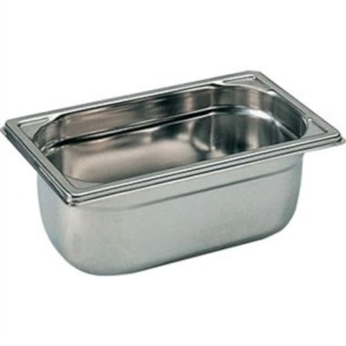 Bourgeat K070 Stainless Steel 1/4 Gastro norm Pan, 100 mm