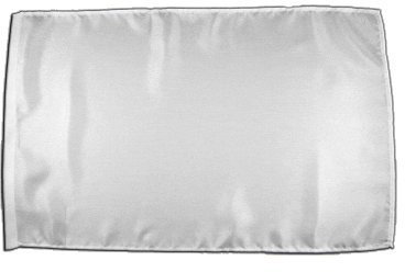 Fahne Flagge Einfarbig Weiß 30 x45 cm