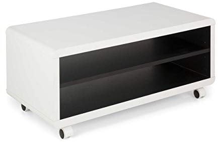 Robas Lund Lowboard Weiß, Innendekor Schwarz