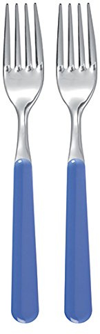 Excelsa Trendy – Lote de Tenedores de Mesa de 2, Color Azul