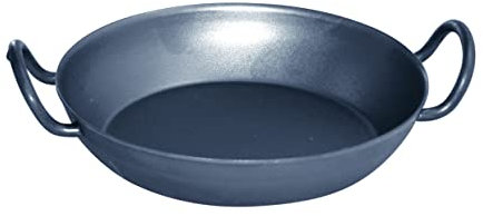 Riess 0600-023 Eisenpfanne, Durchmesser 20 cm, Schwarz, Eisen