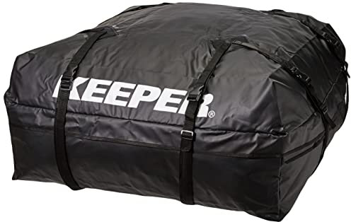 KEEPER 07202 Wetterfeste Dachgepäcktasche, 3,5 Kubikfuß, schwarz