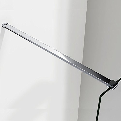 Barre de fixation 900mm en aluminium chromé barre de douche pour les parois de douche et walk in