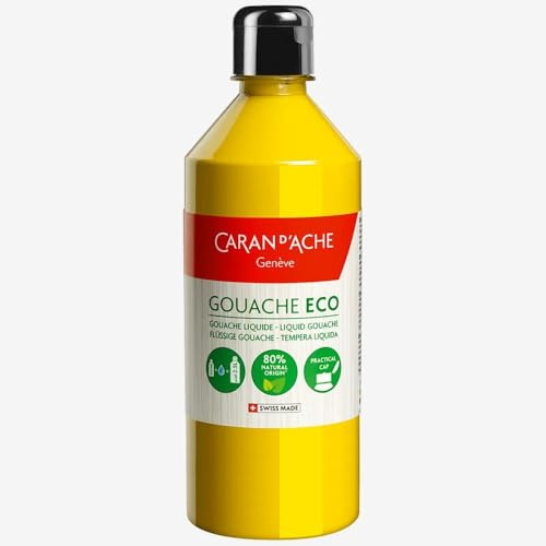 Caran d'Ache : Eco Gouache : 500ml : Primary Yellow