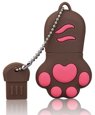 FeliSun USB 3.0 Flash Drive Karikatur Katze Pfote Pen Drive High Speed ??Real Kapazität 64GB Download Speicher USB Stick Pendrive USB Speicherstick