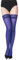 Merry Style Damen halterlose Mikrofaser 40 DEN Strümpfe mit Spitze MS 791 (Cobalt-791, XL-XXL (46-50))