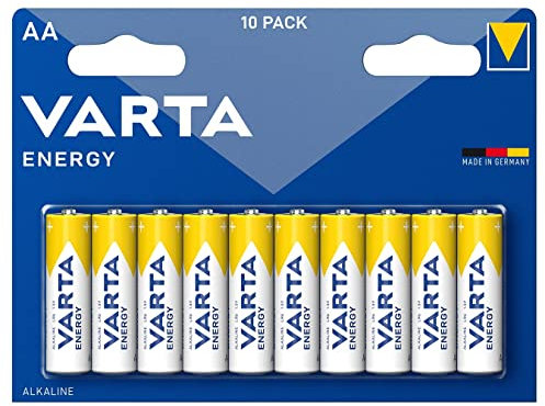 Varta 4106 Alkaline AA-Batterien, Blau, 10 Stück