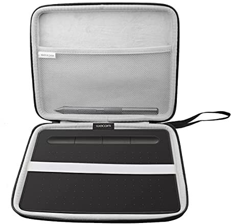 for Wacom Intuos Graphics Tablet Hard Case fits Draw/Photo/Art Pen and Touch Small 490 Series