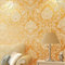 9.5X0.53M 3D Vintage Victorian 5 Colors Luxury Damask Embossed Flock Textured Non-Woven Wallpaper Roll for Bedroom Livingroom 1.73' W x 31.2' L=5.035㎡ (54sq.ft) (Gold)