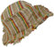Gheri Sombrero de verano de paja natural 100% cáñamo para hombre, playa, navegante, Panamá, ala ancha, vacaciones de verano, F, talla única