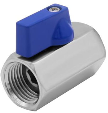 Beduan 1 Mini Kugelhahn Edelstahl IG X IG NPT Gewinde Absperrventil