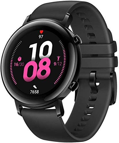 HUAWEI Watch GT 2 Smartwatch 42 mm, Durata Batteria fino a 1 Settimana, GPS, 15 Modalità di Allenamento, Monitoraggio Battito Cardiaco in Tempo Reale, Night Black