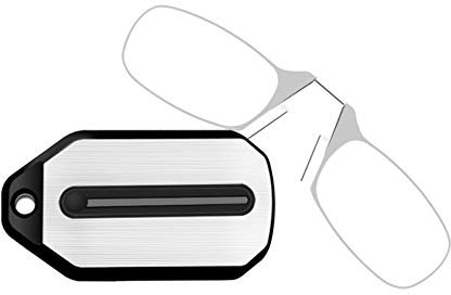 GEMSeven Mini Folding Clip Nose Lesebrille Mit Schlüsselanhänger Fall