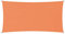 Lumaland Sonnensegel Rechteckig | 2 x 4 Meter | Wasserfester Sonnenschutz inkl. Befestigungsseile | Terrasse, Garten & Balkon Schattenspender aus Polyester (160 g/m²) mit UV Schutz 30+ [Orange]