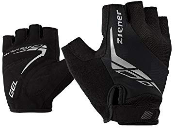 Ziener Erwachsene CENIZ Fahrrad-/Mountainbike-/Radsport-Handschuhe | Kurzfinger - atmungsaktiv/dämpfend, black, 6,5