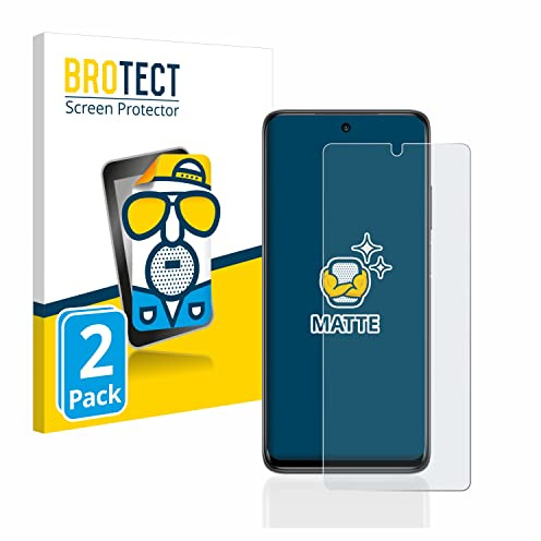 BROTECT Schutzfolie für Xiaomi Mi 10T Lite | 2 Stück Entspiegelnder Displayschutz Made in Germany Matte Displayschutz-Folie Anti-Reflex Anti-Fingerprint Einfache Montage