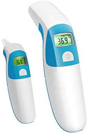 Ohrthermometer, Stirnthermometer mit Memory-Funktion, ideal für Babys, Säuglinge, Kinder, Erwachsene