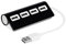 Hub USB 2.0 – 4 Ports USB – Plug and Play – Multiprise USB (Noir)