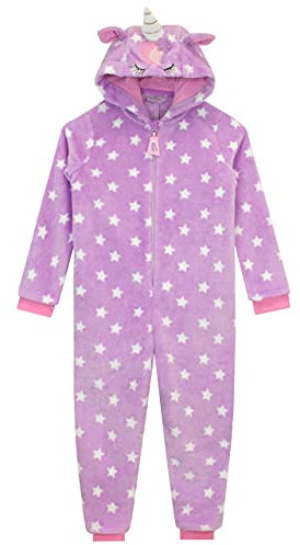Harry Bear Pijama De Unicornio | Mono Pijama | Pijamas Polares | Pijama Unicornio Niño | Pijama Manta Niño Morado 7-8 Años