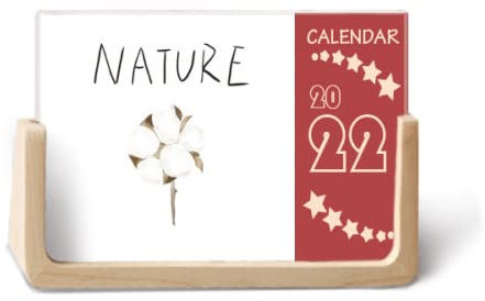 Flower Island Painting 2022 Tischkalender Planer 12 Monate