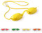 Cezaro - Lunettes de protection anti UV pour Solarium jaune | Masque bronzage sécurité | Cache yeux photothérapie | Luminothérapie (Adorix jaune)