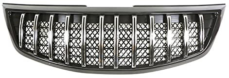AMENAS Car Front Grille Sport Grill, für KIA Sportager Grille 2012-2015 ABS Front Grille Ribs Mesh Mesh Radiator Grille Racing Grille