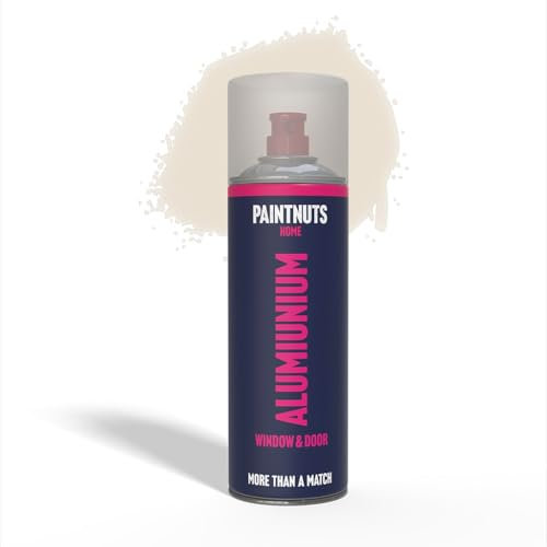 PaintNuts Aluminium Window & Door Paint - RAL-9001 - CREAM Matt 400ml Spray Can