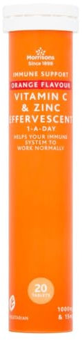 Morrisons Vitamin C and Zinc Effervescent Vitamins 20 Pack