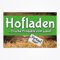 Hochwertiges Schild aus Alu-Dibond  HOFLADEN - Verkauf hier  300 x 200 mm rechteckig | Verkauf hier | Hinweisschild farbig mit Lochbohrung