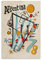 GHJOPAF Poster vintage de la Coupe du monde de football sur toile Décoration murale pour chambre à coucher Salon 40 x 60 cm Sans cadre