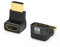 vgggrd 2 Pack 8K Adattatore HDMI a HDMI, 270° HDMI Femmina a HDMI 2.1 Maschio Arc HDR10+ Dolby Vision 3D VRR ALLM HDCP, Compatibile con 4K 2K 1080P