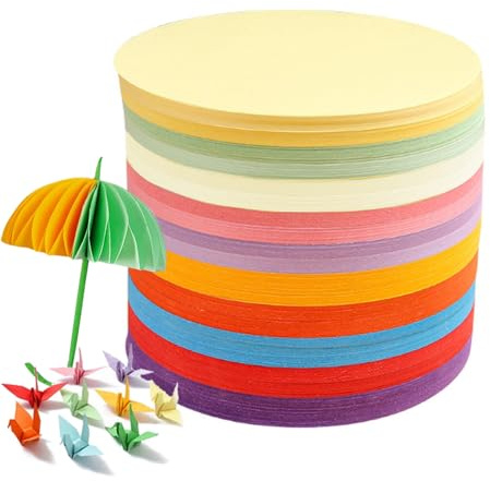 500 Stück Moderationskarten Set - 15cm Moderationskarten Runden, 10 Farben Metaplankarten Runden, Moderationskoffer Bunte Karten Lehrerbedarf für Büro Schule, Präsentation und Moderation, Vortrag