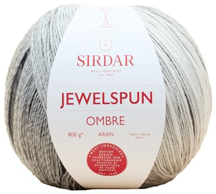 Sirdar, Jewelspun Ombre - Silvery Moon, 400g