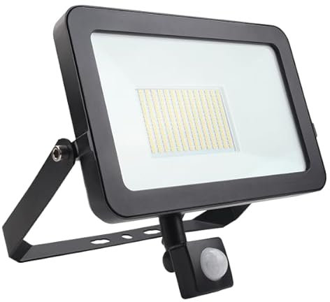 Lumineux LED Floodlight, 10W-80W, PIR Motion Sensor, 40,000 Hours Lifespan (30W PIR)
