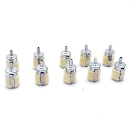10 filtros de combustible compatibles con Husqvarna, Homelite, Stihl, Pouland, Echo, Efco, desbrozadora y motosierra. Repuestos for modelos 5200, 4500 y 5800.
