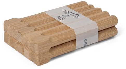 Woodsellers Clous en bois de chêne biseautés 200 mm – Ø 14–20 mm (au choix) – Clou en bois massif pour colombages, charpente et construction en bois – nature et séché techniquement