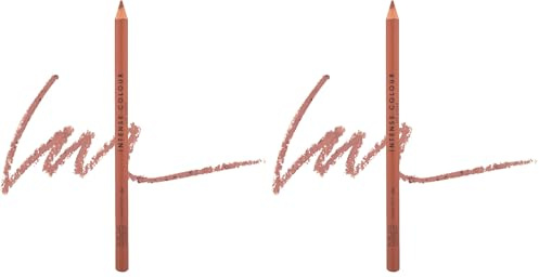 MUA Intense Colour Lip Liner, Heartfelt (Pack of 2) | Medium Brown Nude Shade, Soft & Highly Pigmented Formula for Precise Definition, Vegan & Cruelty Free